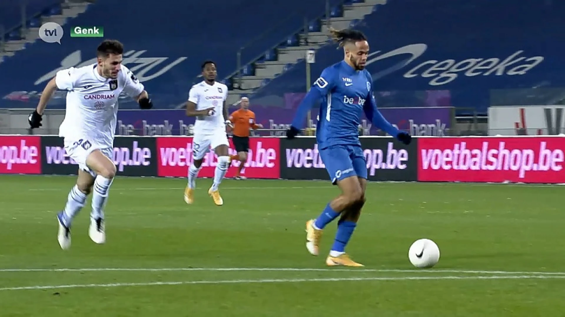 Knipperlichten staan op oranje voor Racing Genk