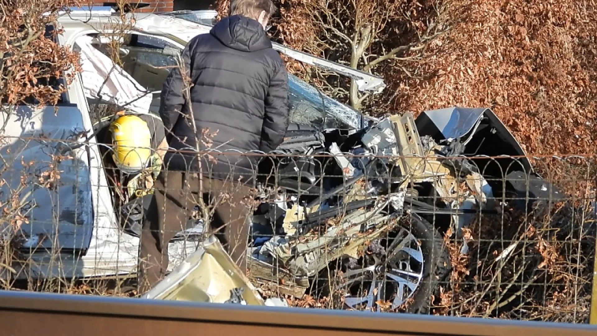 Bejaard echtpaar overleeft crash met trein in Hasselt