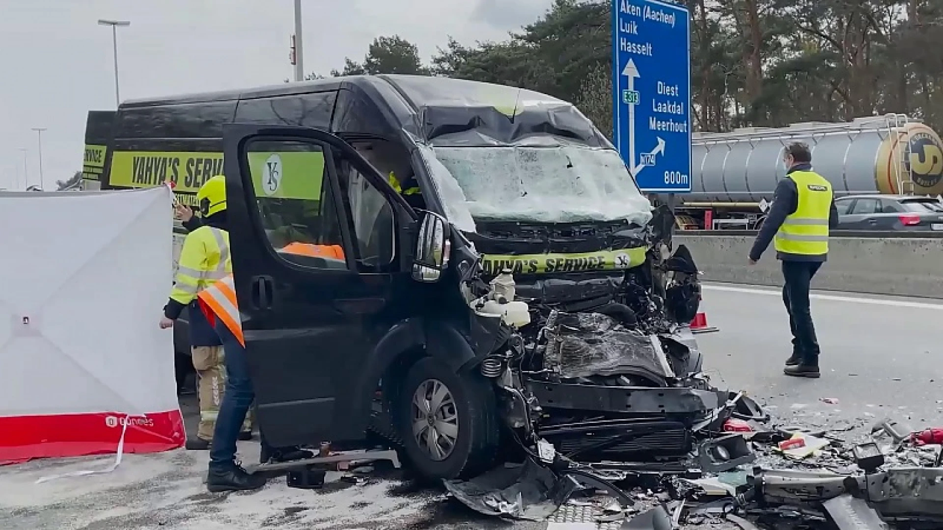 55-jarige Heusdenaar komt om bij zwaar ongeval op E313