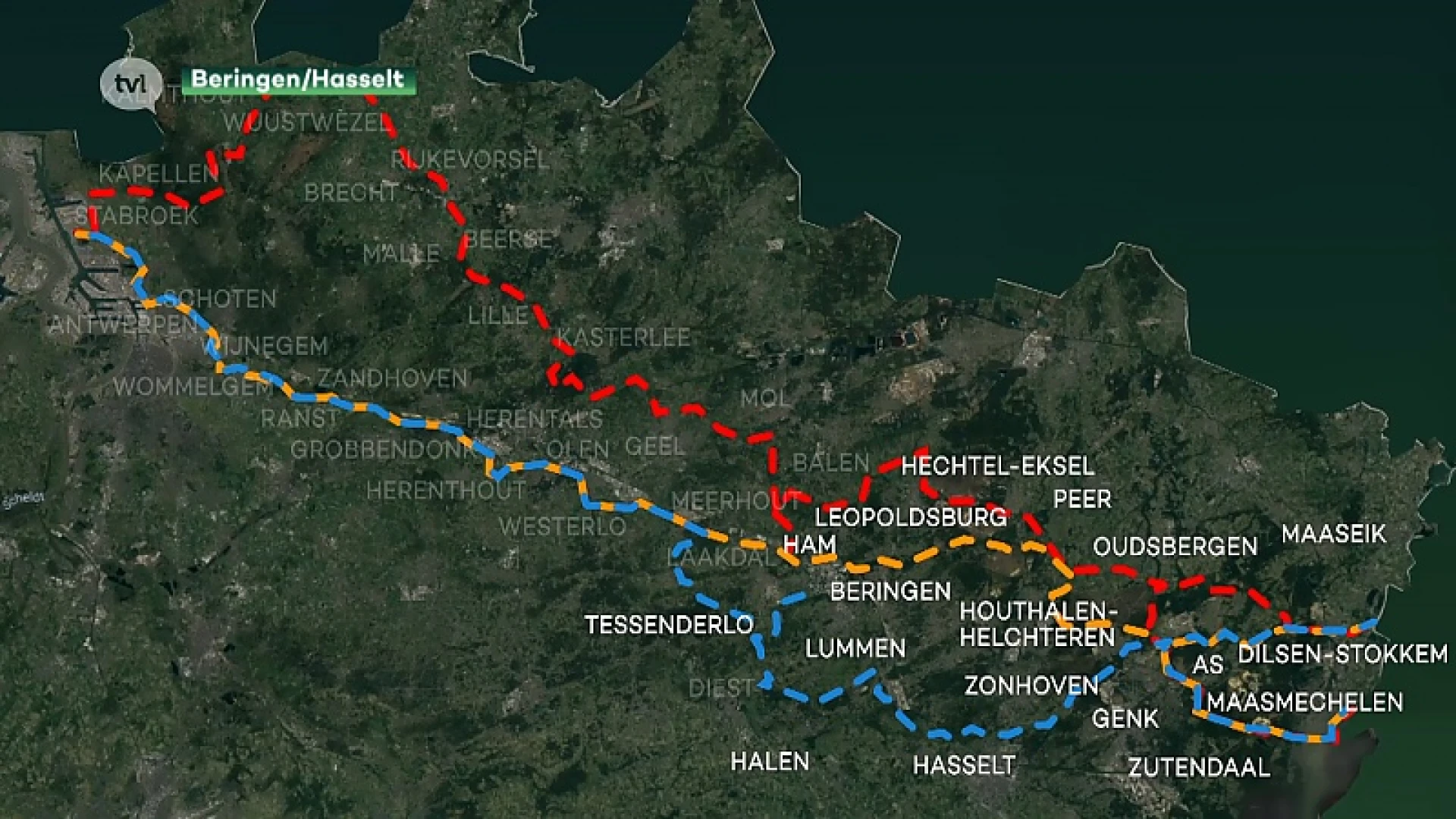 Hasselt en Beringen geven negatief advies voor tracé ondergrondse pijpleiding