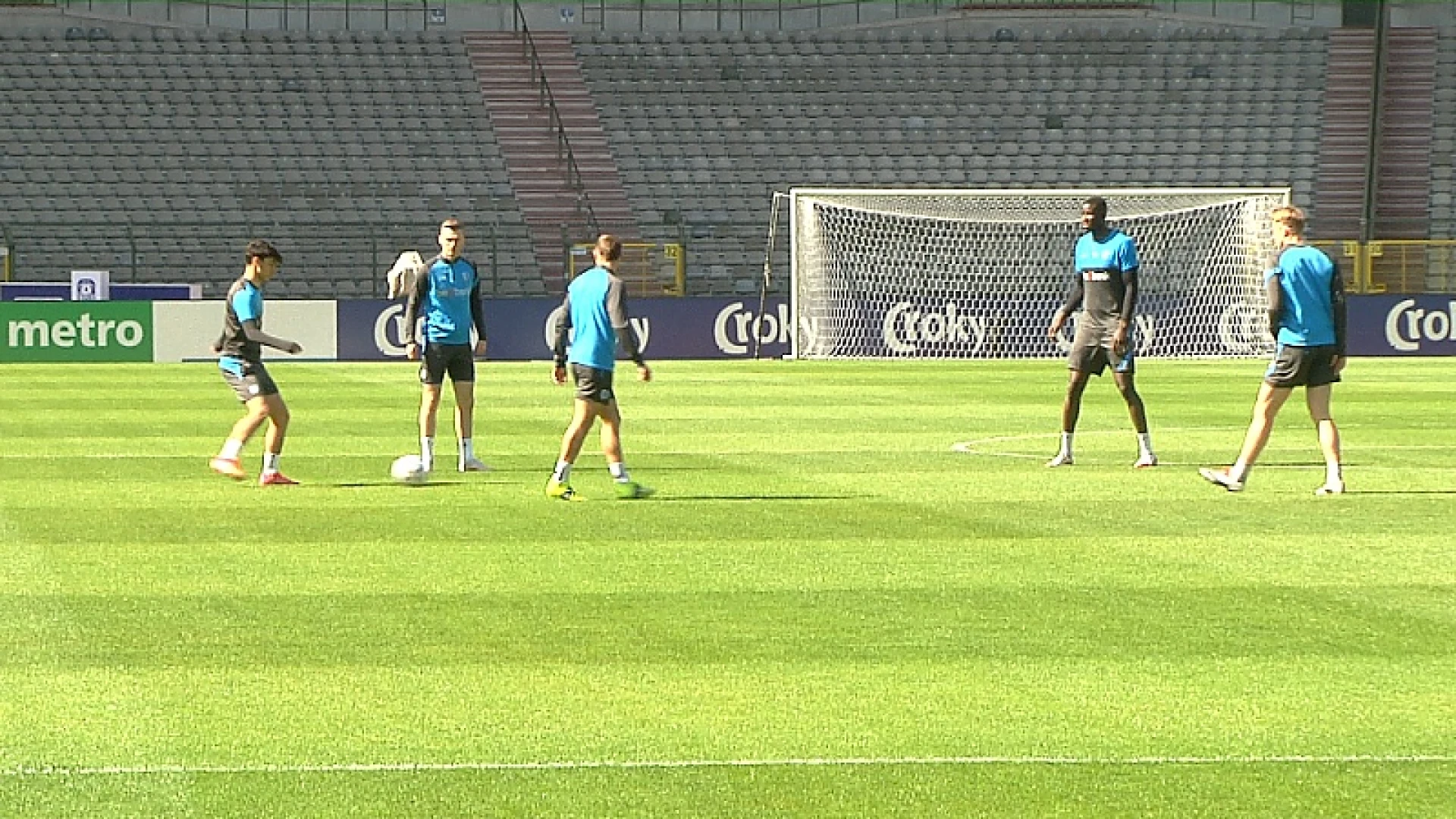 Standard niet, maar Genk traint wel in Koning Boudewijnstadion