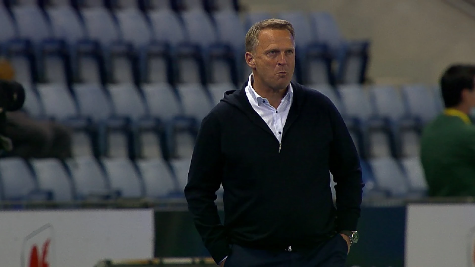 John van den Brom droomt van de titel met Racing Genk maar beseft dat de weg nog lang is