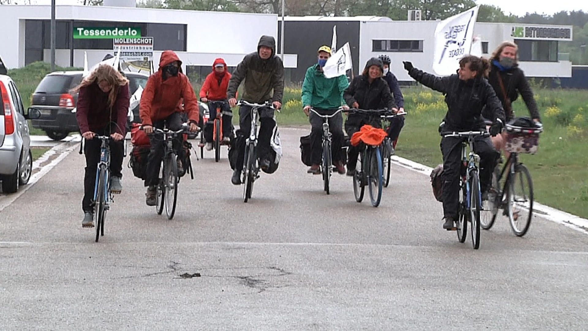 Protest tegen komst van grootste gascentrale van het land in Tessenderlo