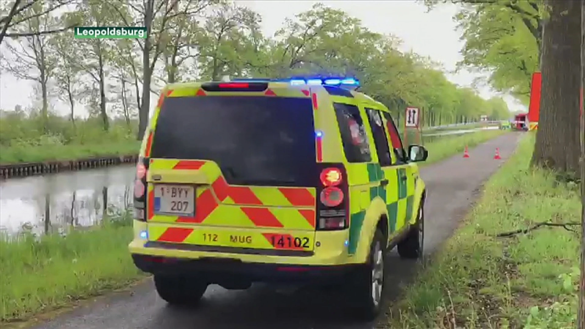 71-jarige fietser belandt in kanaal