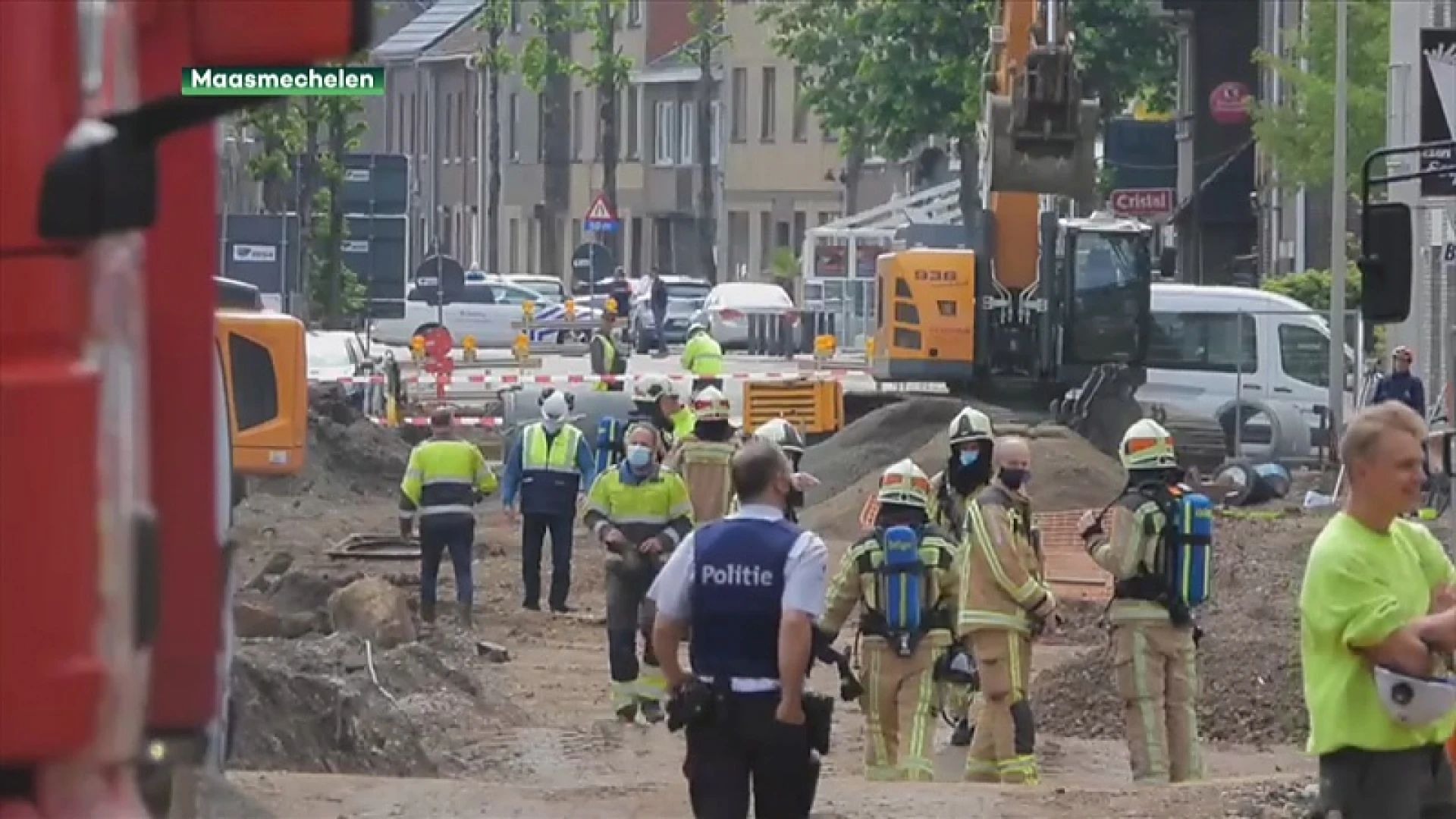 Buurtbewoners geëvacueerd na gaslek centrum Maasmechelen