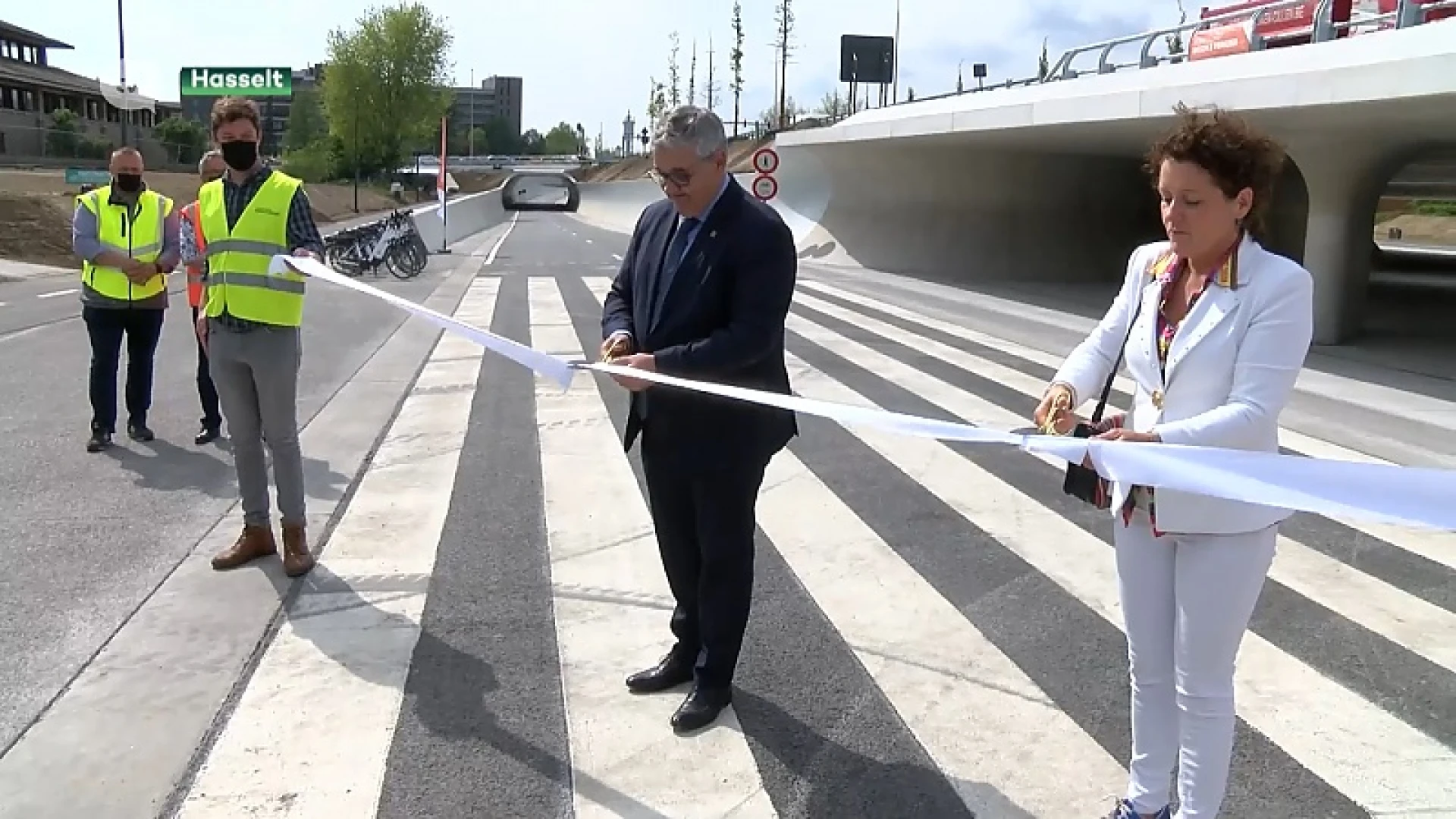 Hasseltse tramtunnel klaar voor snelbussen