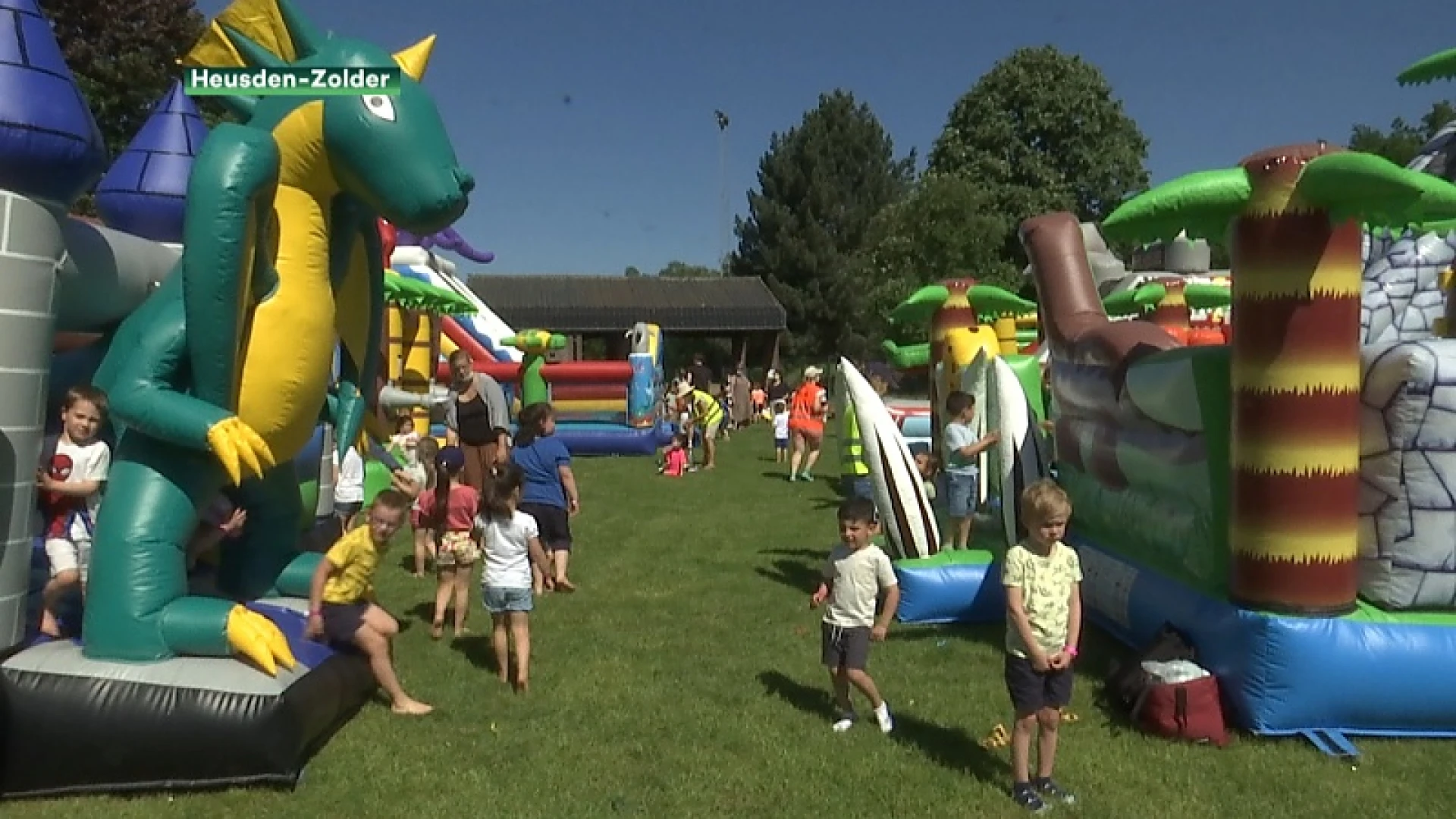 School uit Heusden-Zolder organiseert springkastelenfestival voor leerlingen
