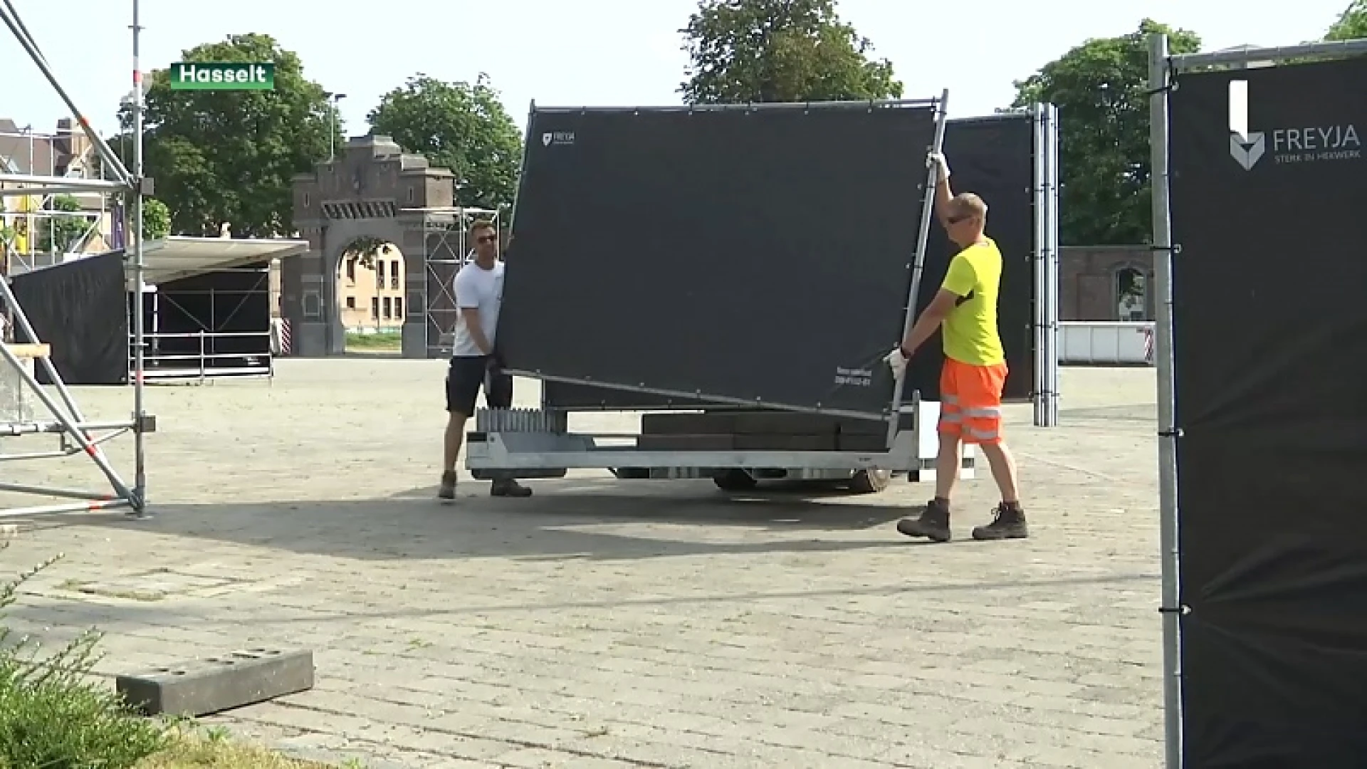 EK-gekte: geen traditioneel EK-dorp aan Dusartplein in Hasselt