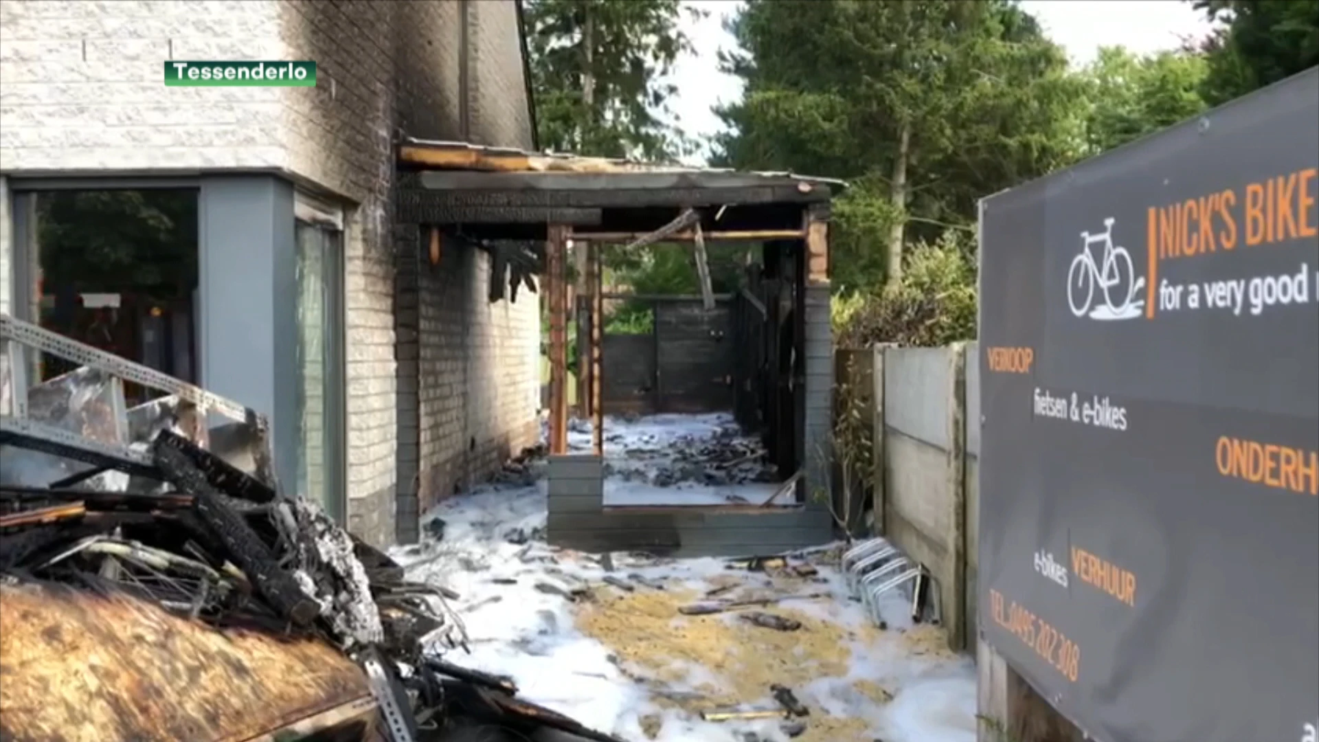 Zware brand in Tessenderlo legt fietsenwinkel volledig in de as