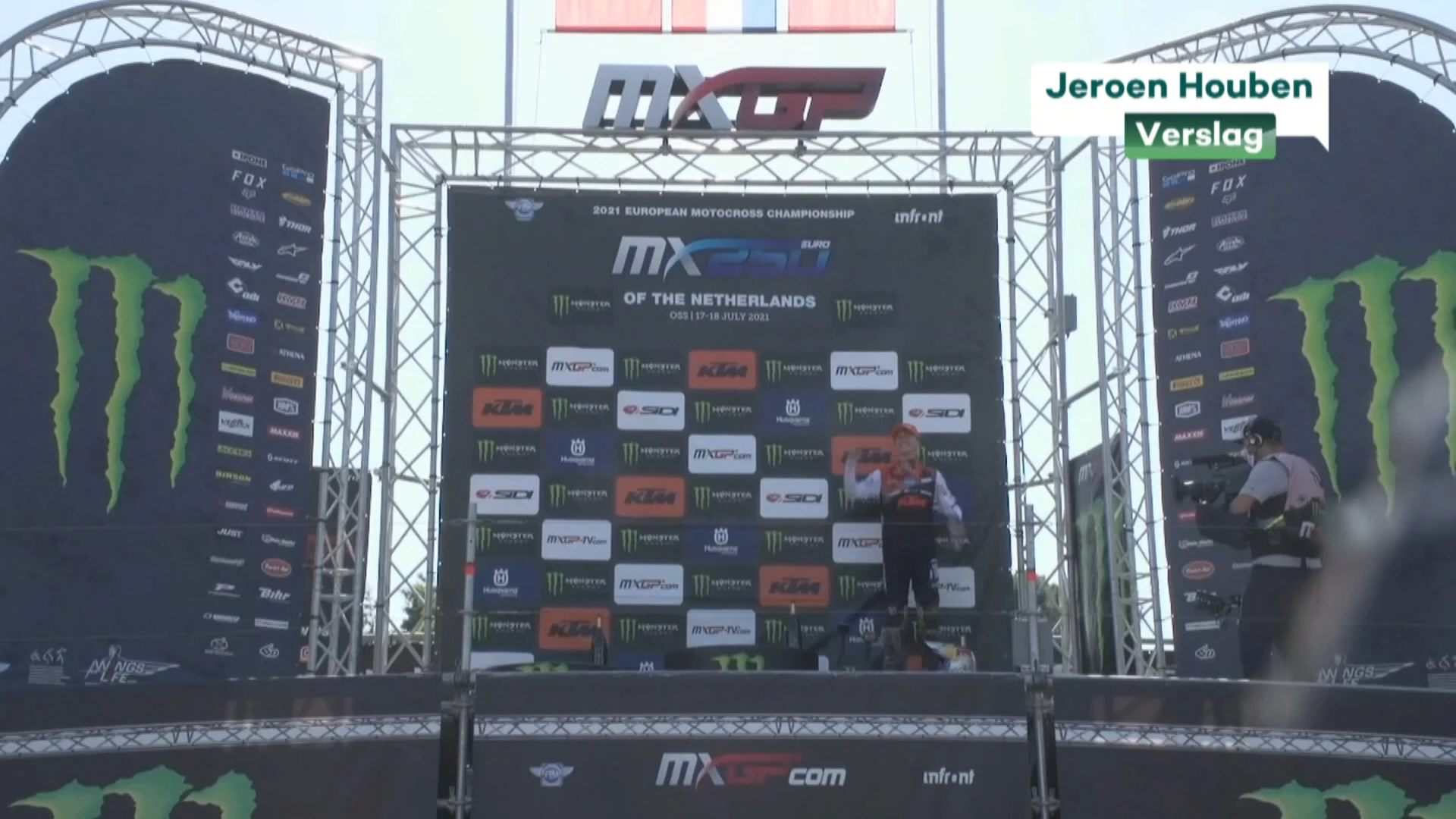 Liam Everts haalt z'n eerste podiumplaats in EMX250-klasse