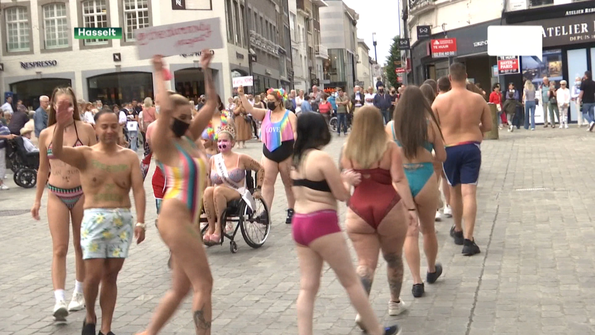 Catwalk op Hasseltse Grote Markt promoot body positivity