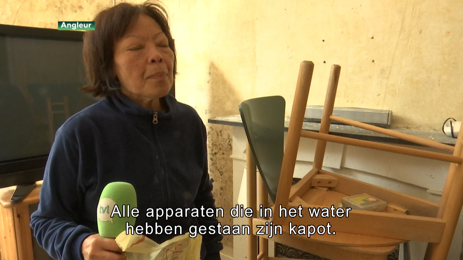 Limburgse vrijwilligers helpen in Angleur na wateroverlast