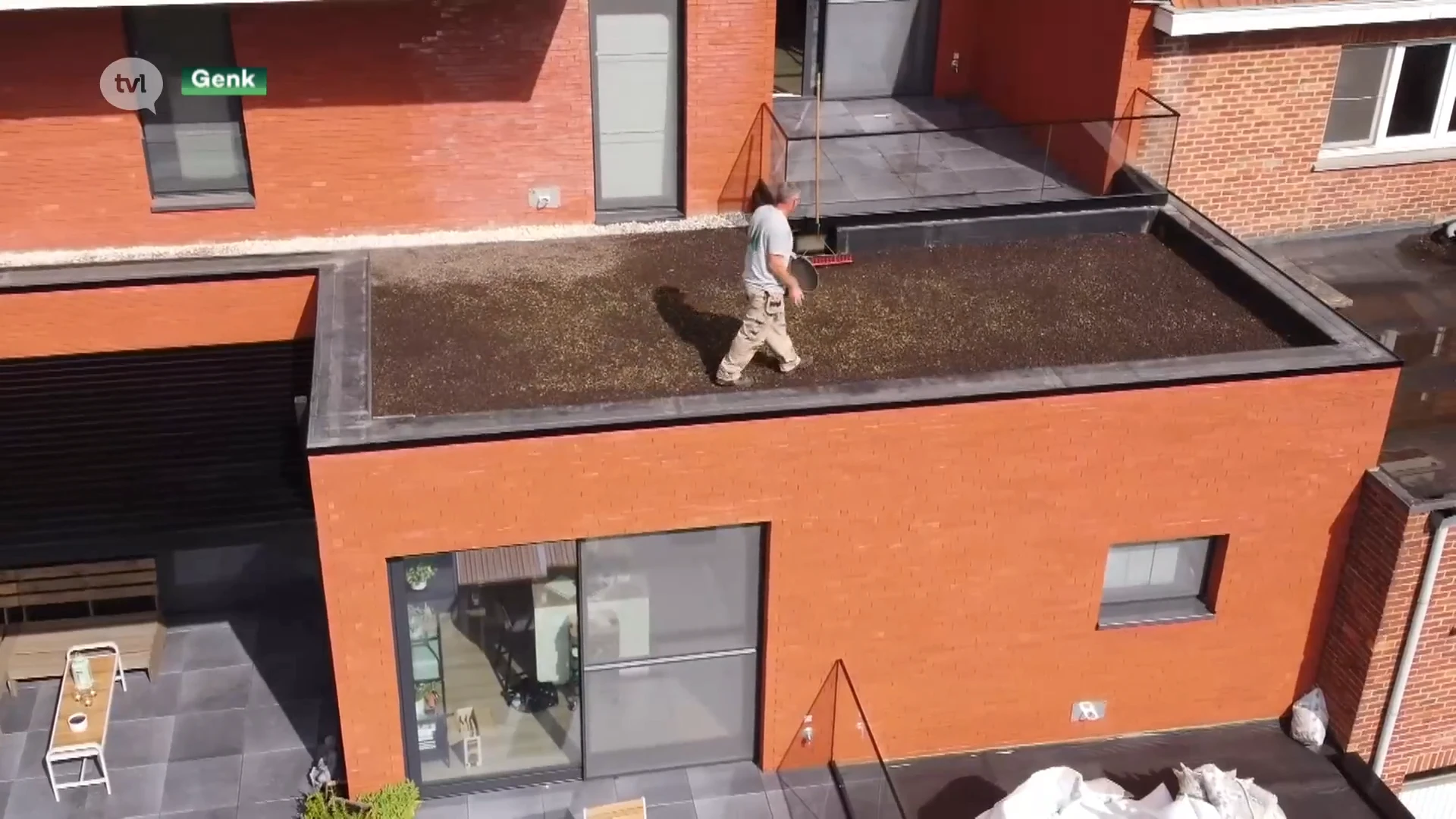 Groendaken, die kunnen helpen tegen wateroverlast, in opmars