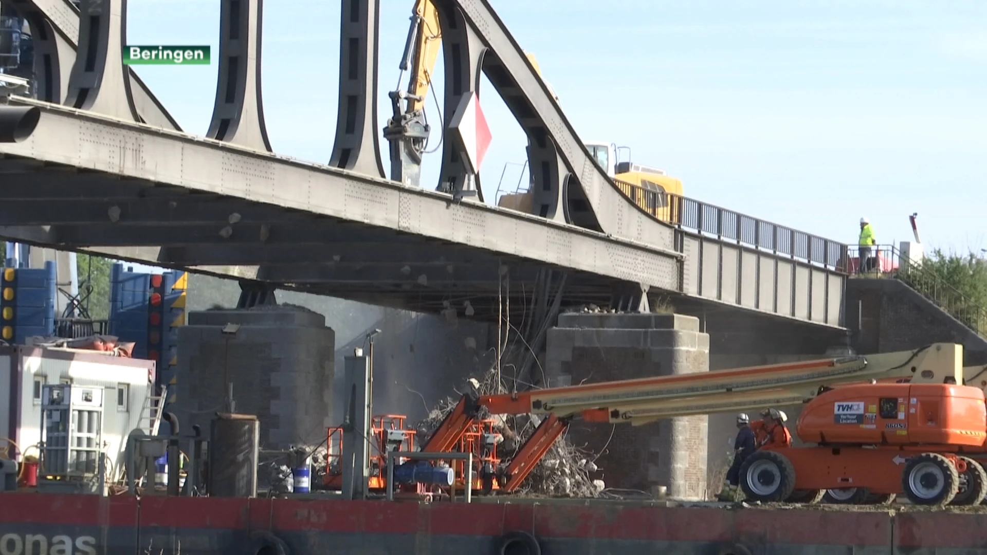 Afbraak Tervantbrug scheidt Paal van Beringen