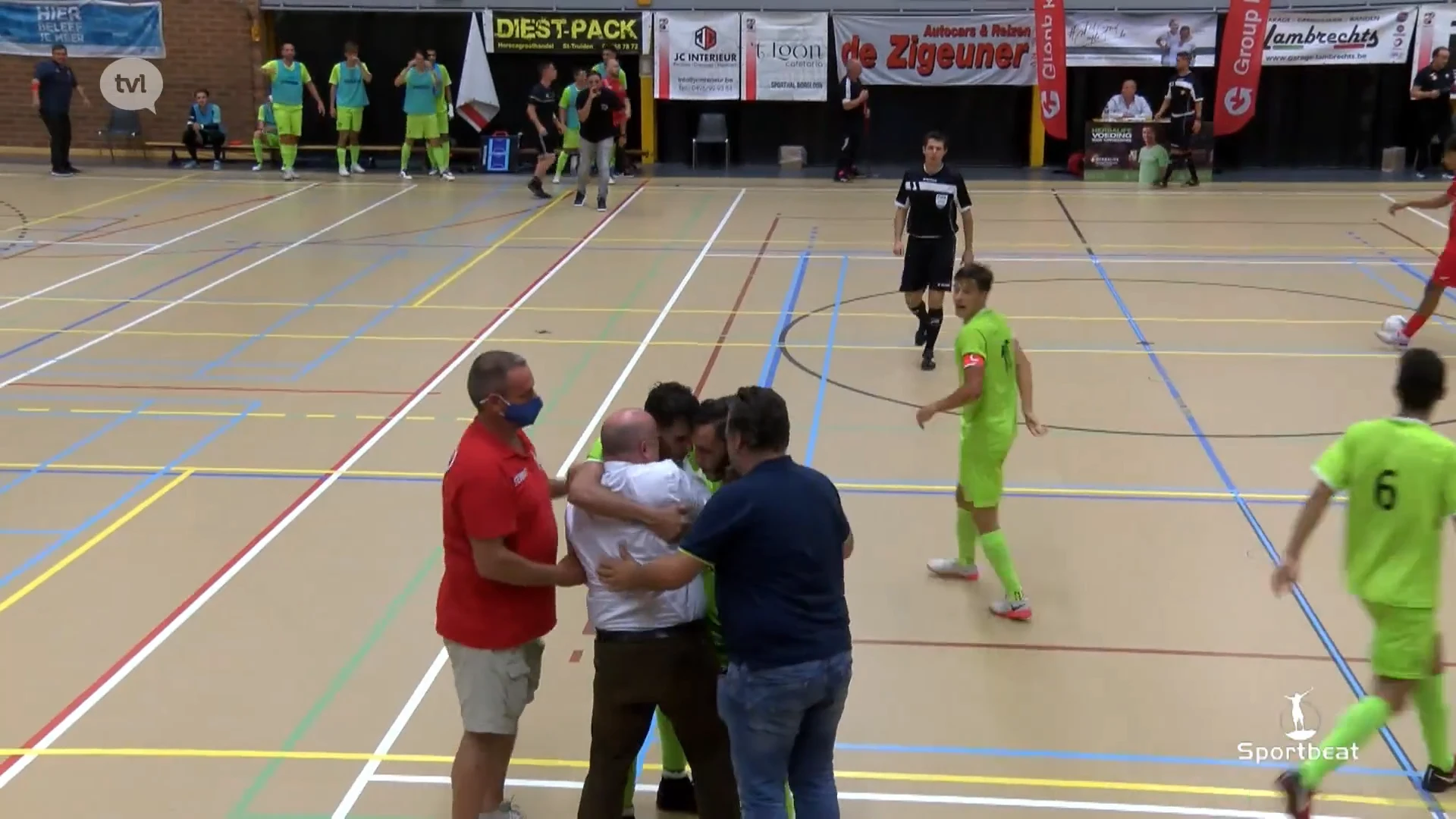 Borgloon stunt tegen Antwerpen in het zaalvoetbal