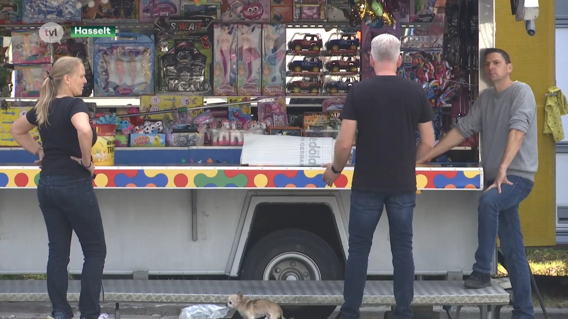 Foorkramers maken zich op voor Hasselt kermis