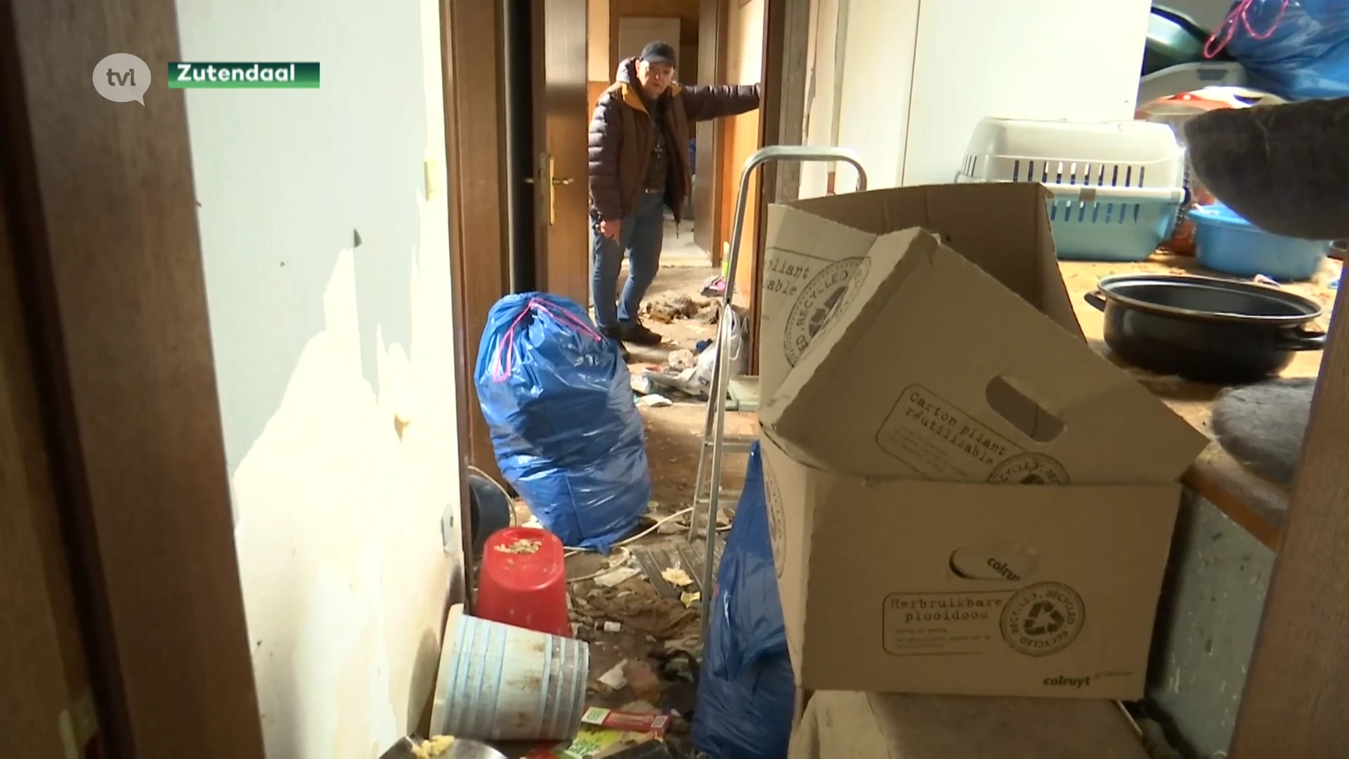 Huurders laten appartement achter als een stort in Zutendaal