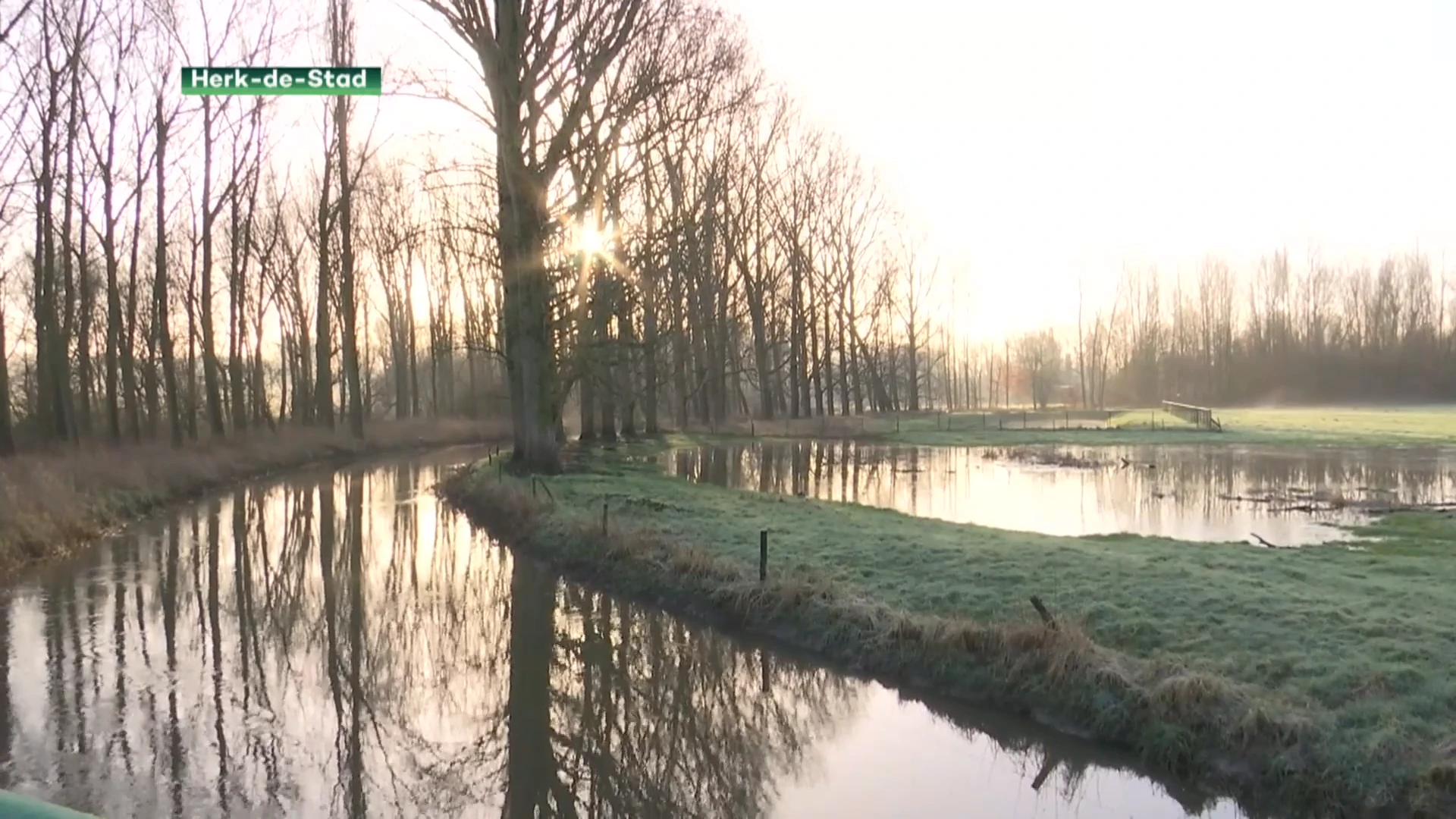 Nog meer regen verwacht, wachtbekkens open in Herk-de-Stad