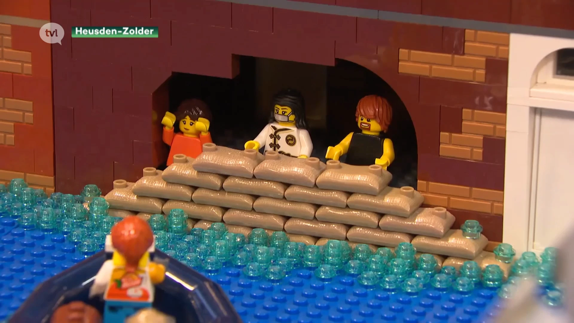 Heusdenaar bouwt 2021 na met legoblokjes