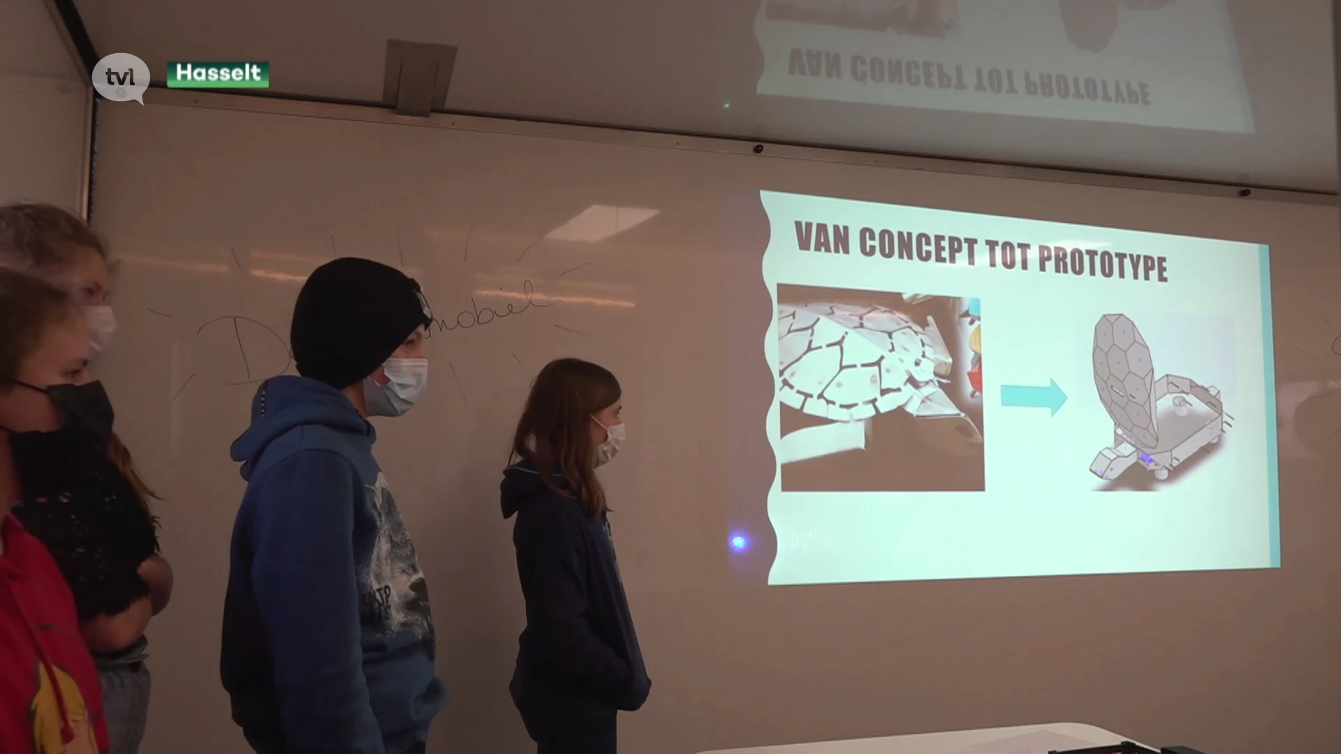 Limburgse kinderen bedenken droommachines die door studenten PXL gebouwd worden