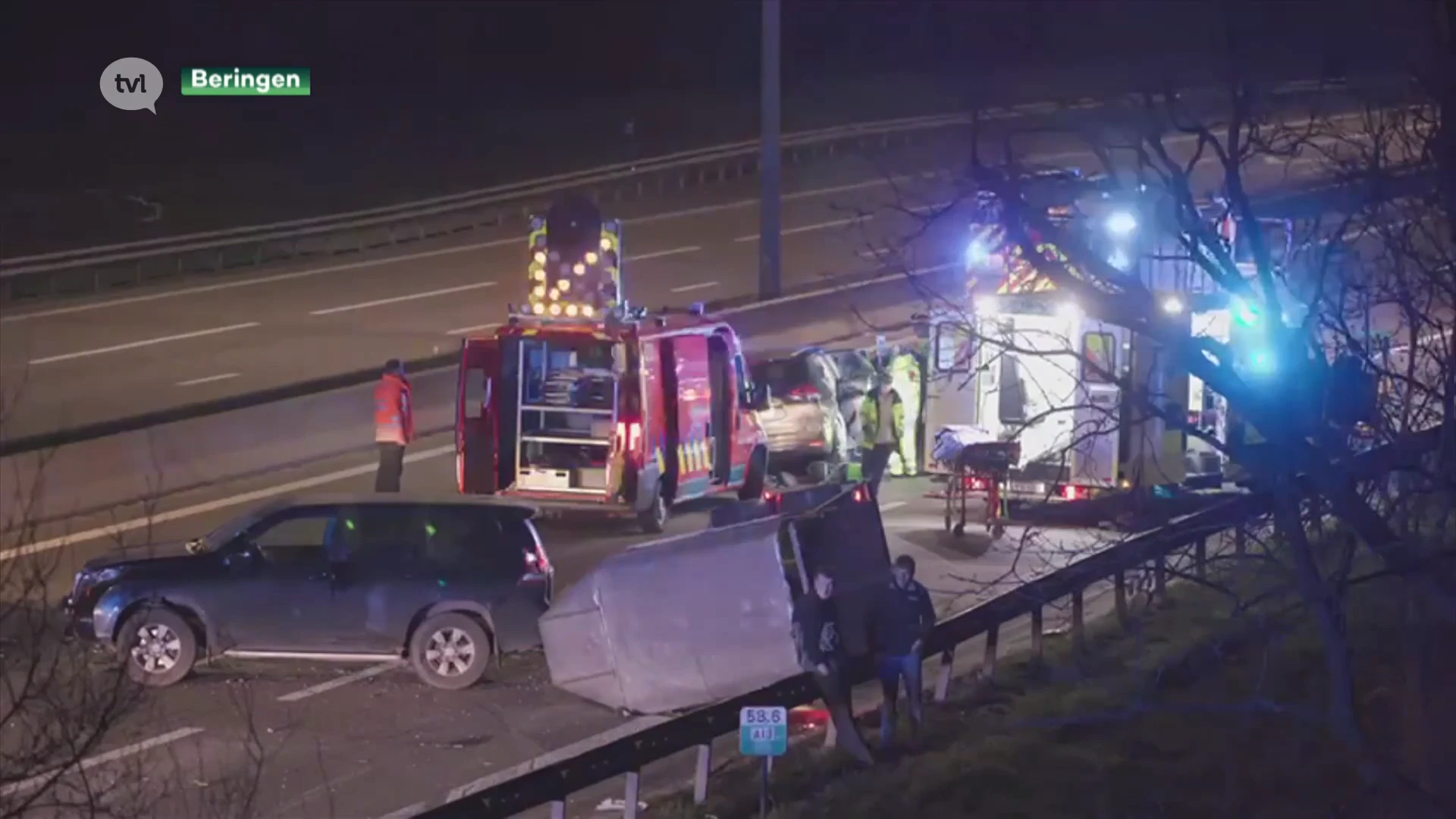 Eén dode en twee zwaargewonden na ongeval met spookrijder op E313
