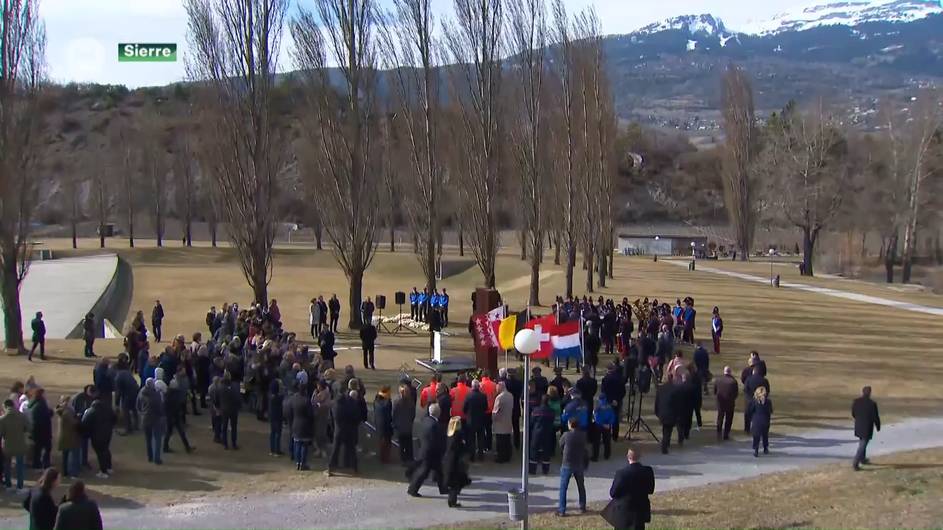 Herdenkingsplechtigheid in Sierre 10 jaar na busdrama