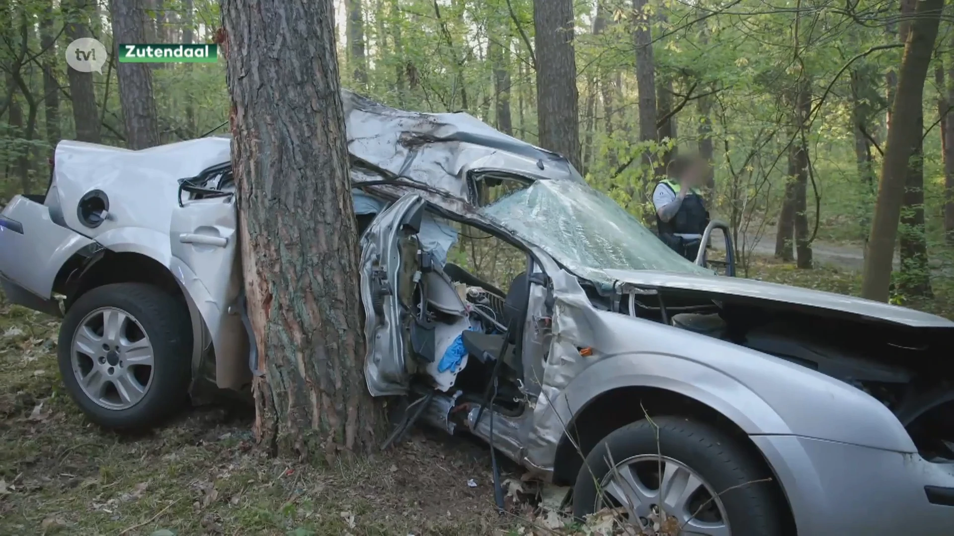 23-jarige man kritiek na klap tegen boom in Zutendaal