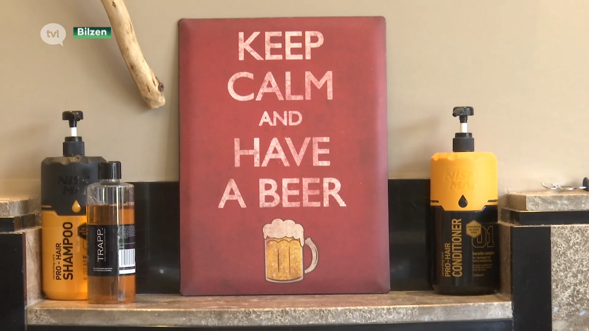 Bilzerse kapper doet het met bier