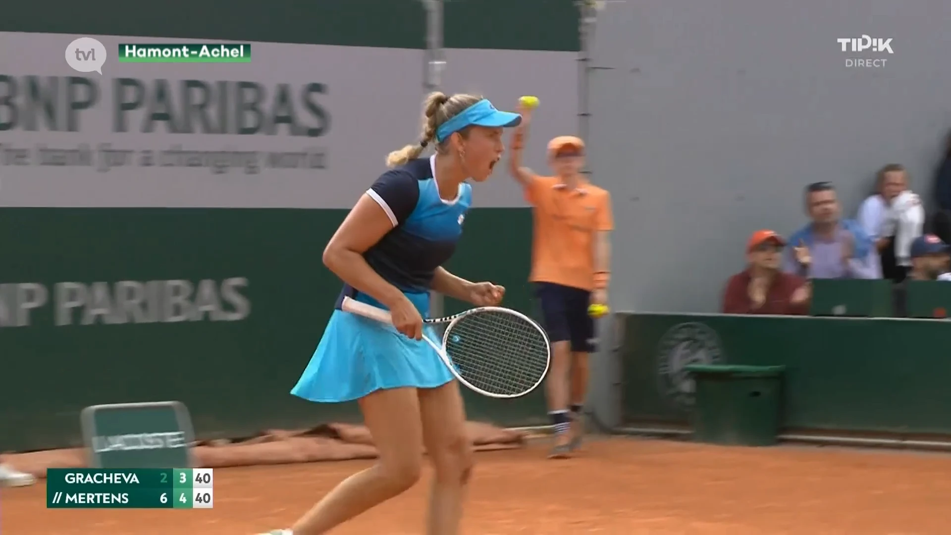 Elise Mertens naar achtste finale op Roland Garros
