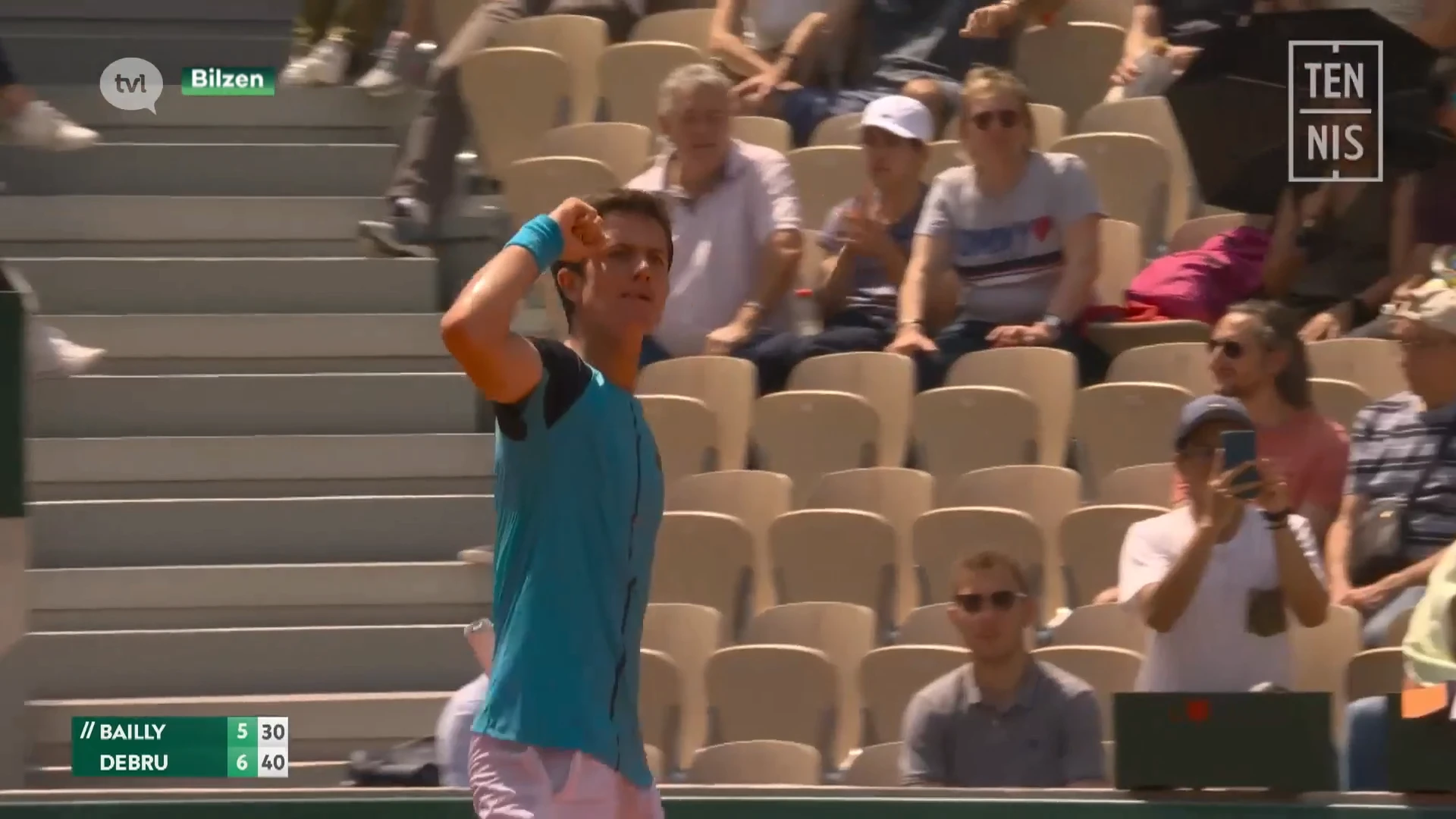Gilles-Arnaud Bailly verliest juniorenfinale Roland Garros