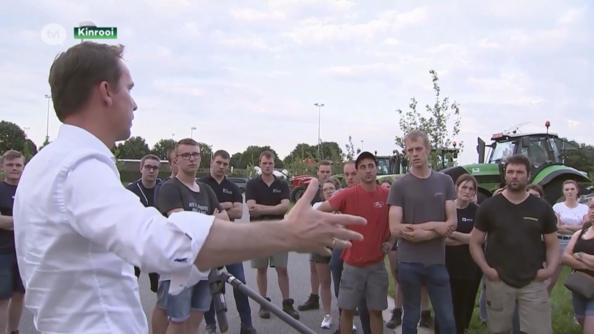 Boerenprotest tegen stikstofakkoord bij Jo Brouns