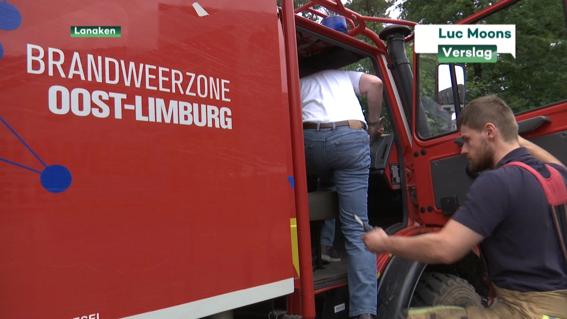 Brandweer hele dag bezig met blussen bosbrand Nationaal Park Hoge Kempen in Lanaken