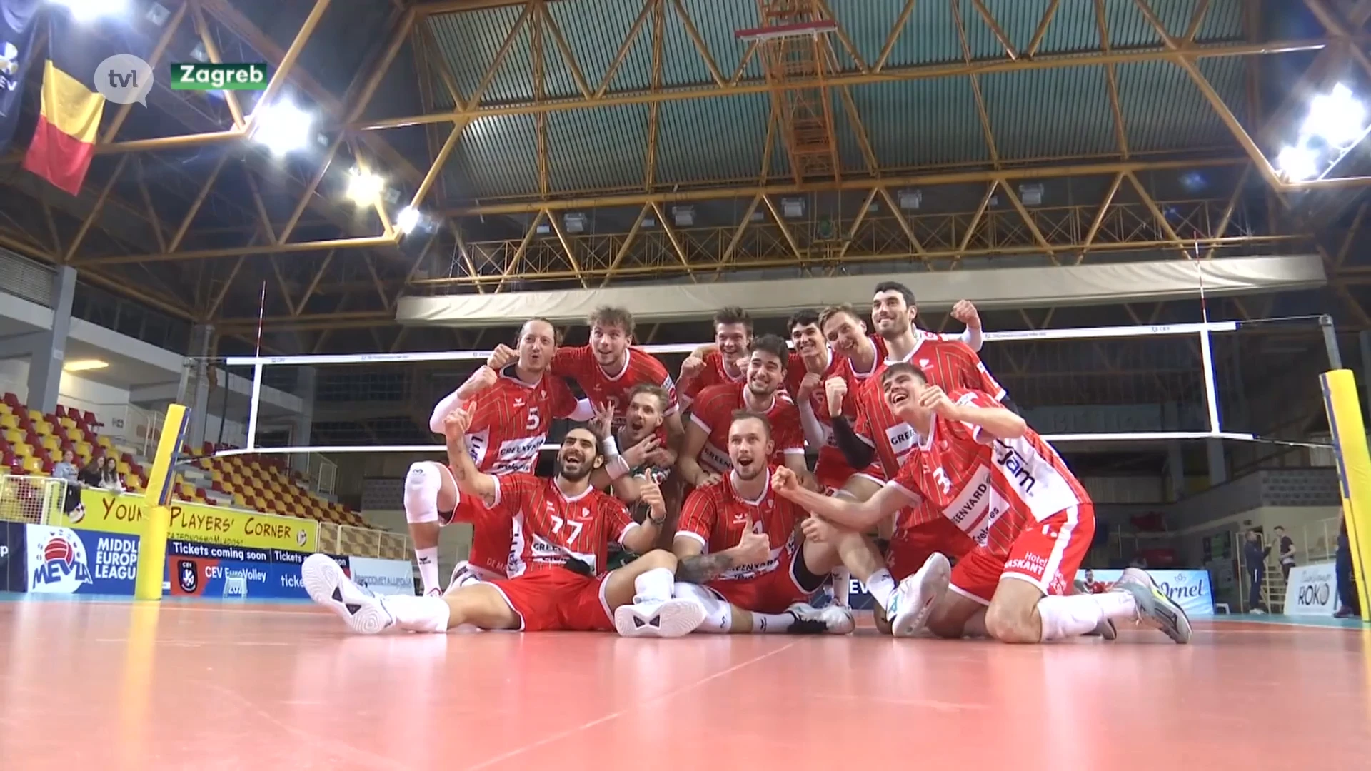 Greenyard Maaseik begint CEV Cup met vlotte zege in Zagreb