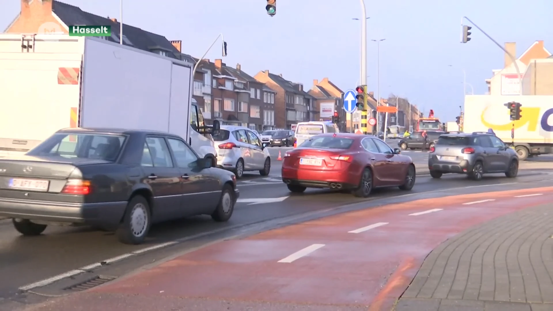 Zware klap op Kuringersteenweg in Hasselt