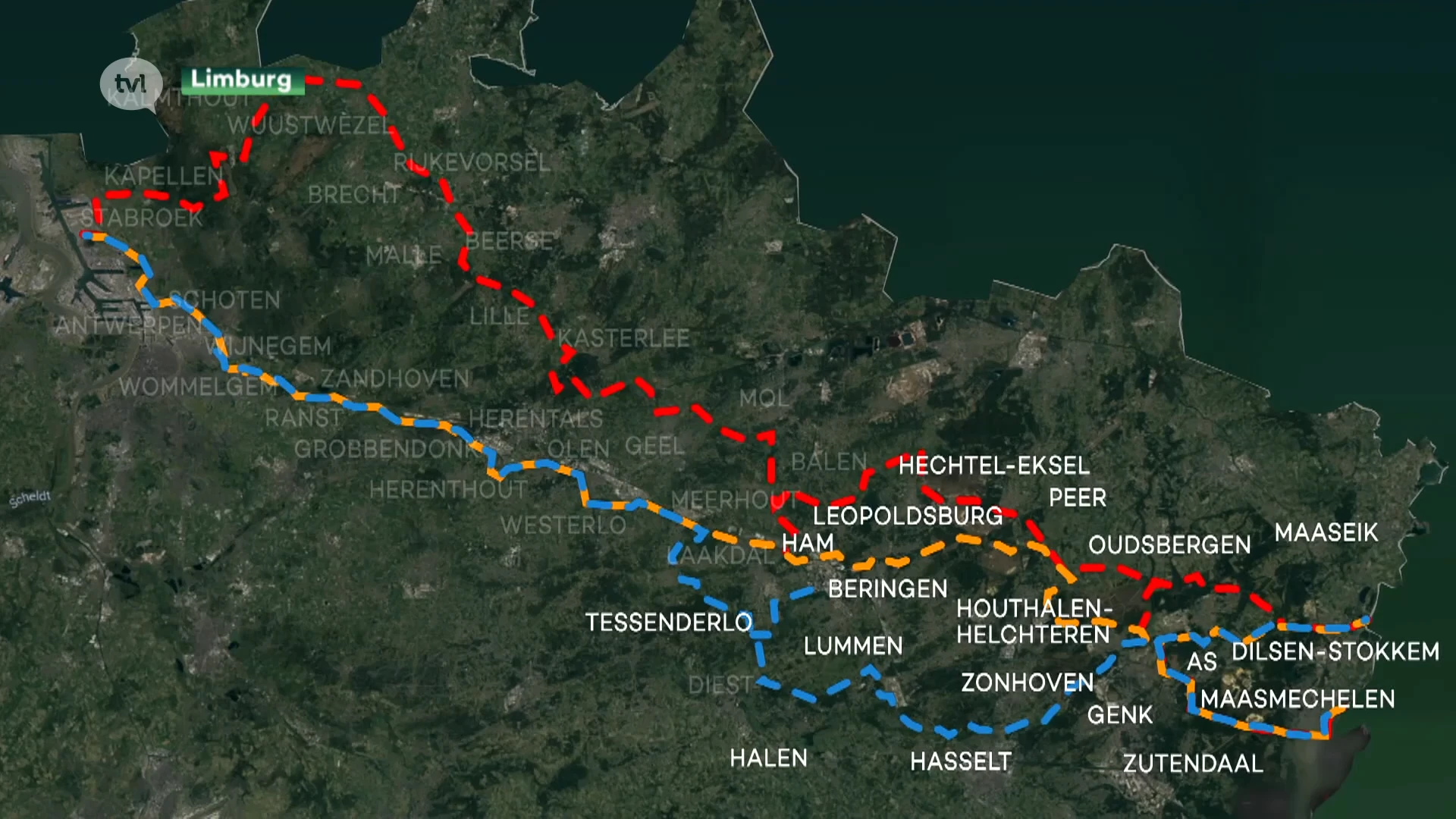 Zuhal Demir zet Leidingstraat langs Albertkanaal stop