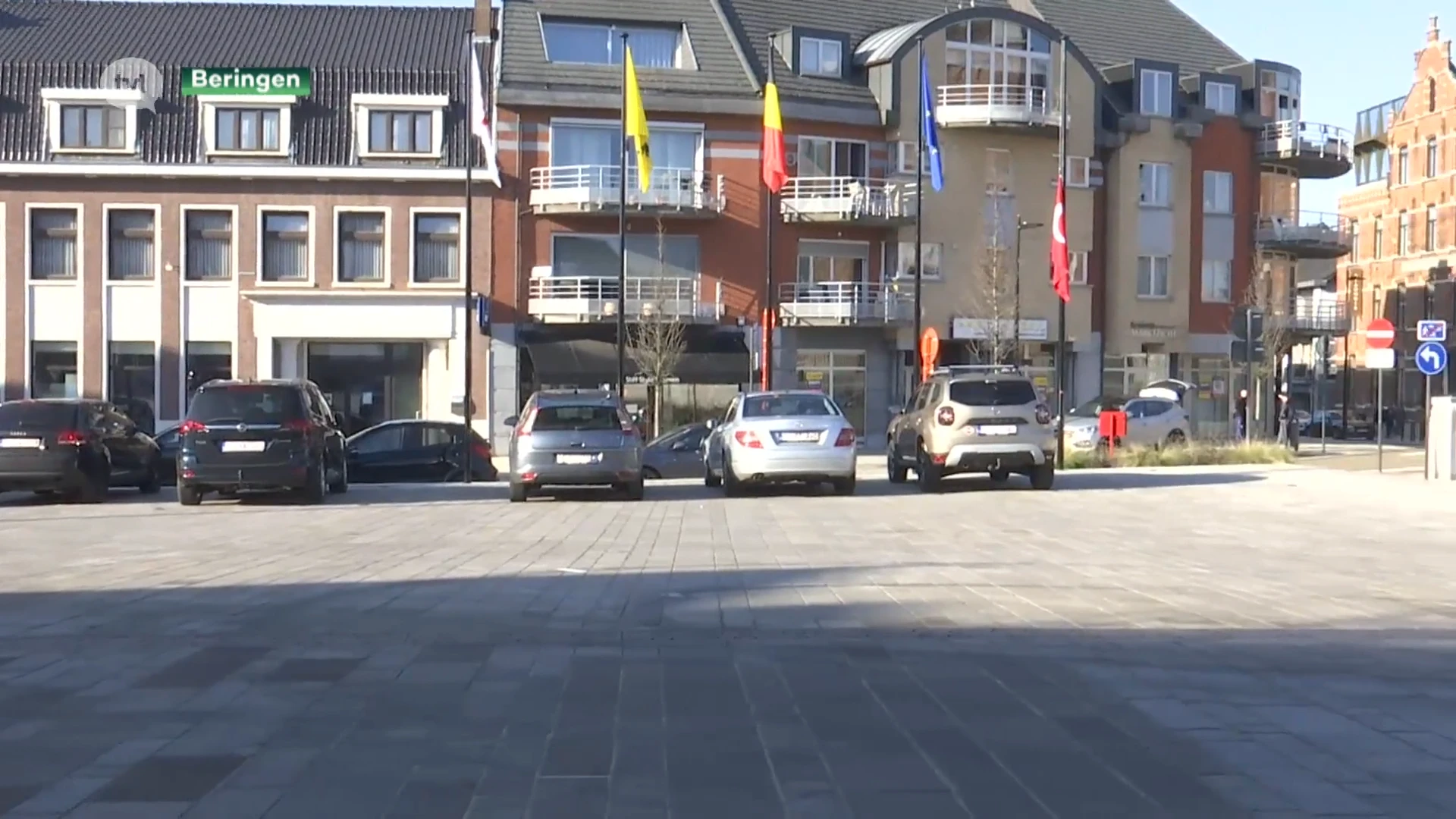 Markt Beringen nog niet autovrij