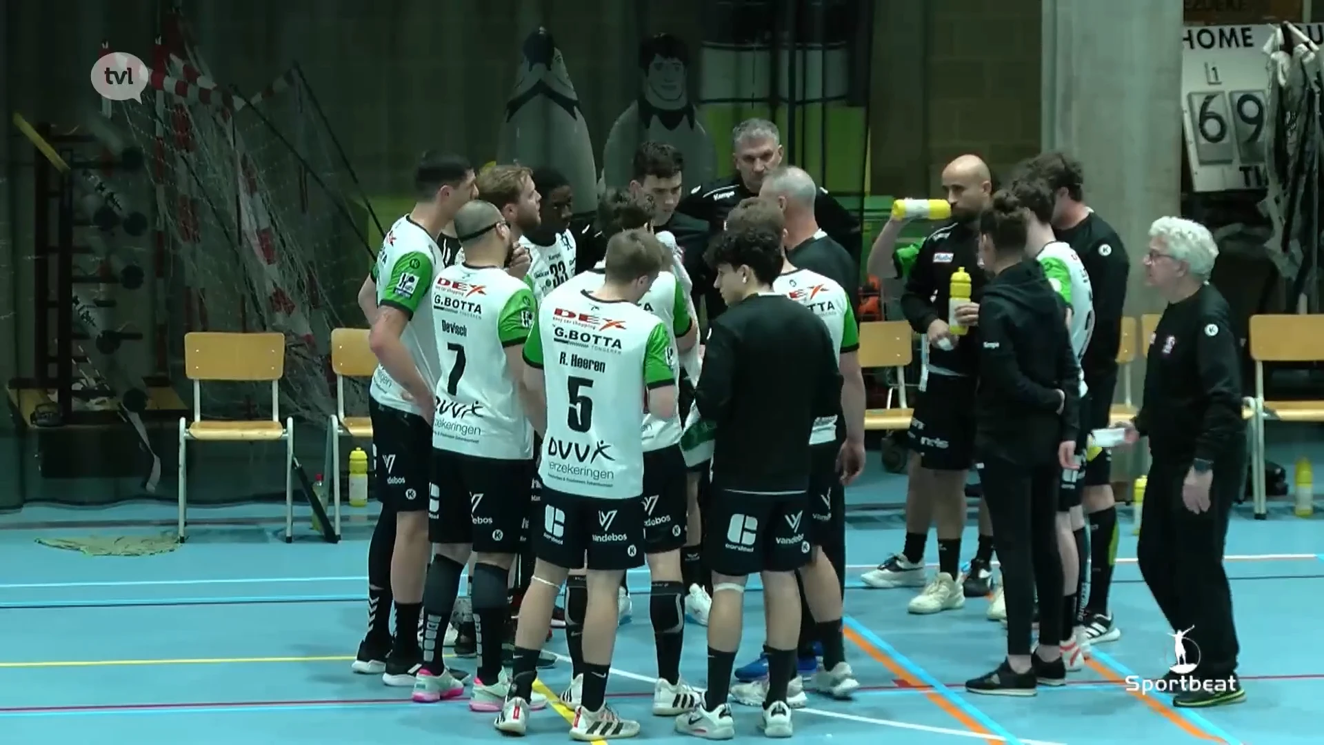 Bekerfinale handbal tussen Bocholt en Pelt