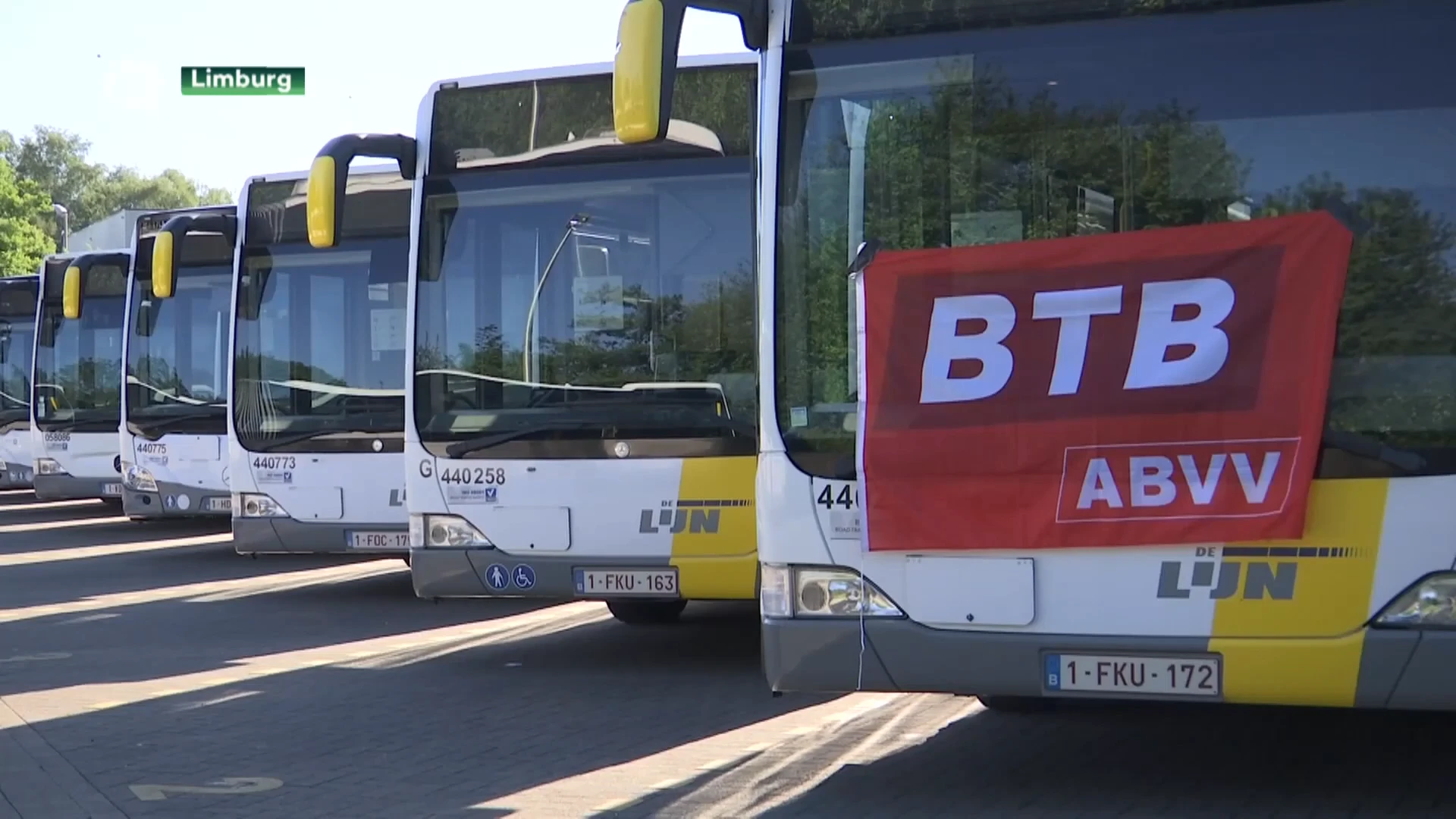 Ook vandaag staking bij De Lijn nadat buschauffeur klappen kreeg in Genk: 60% bussen rijdt niet