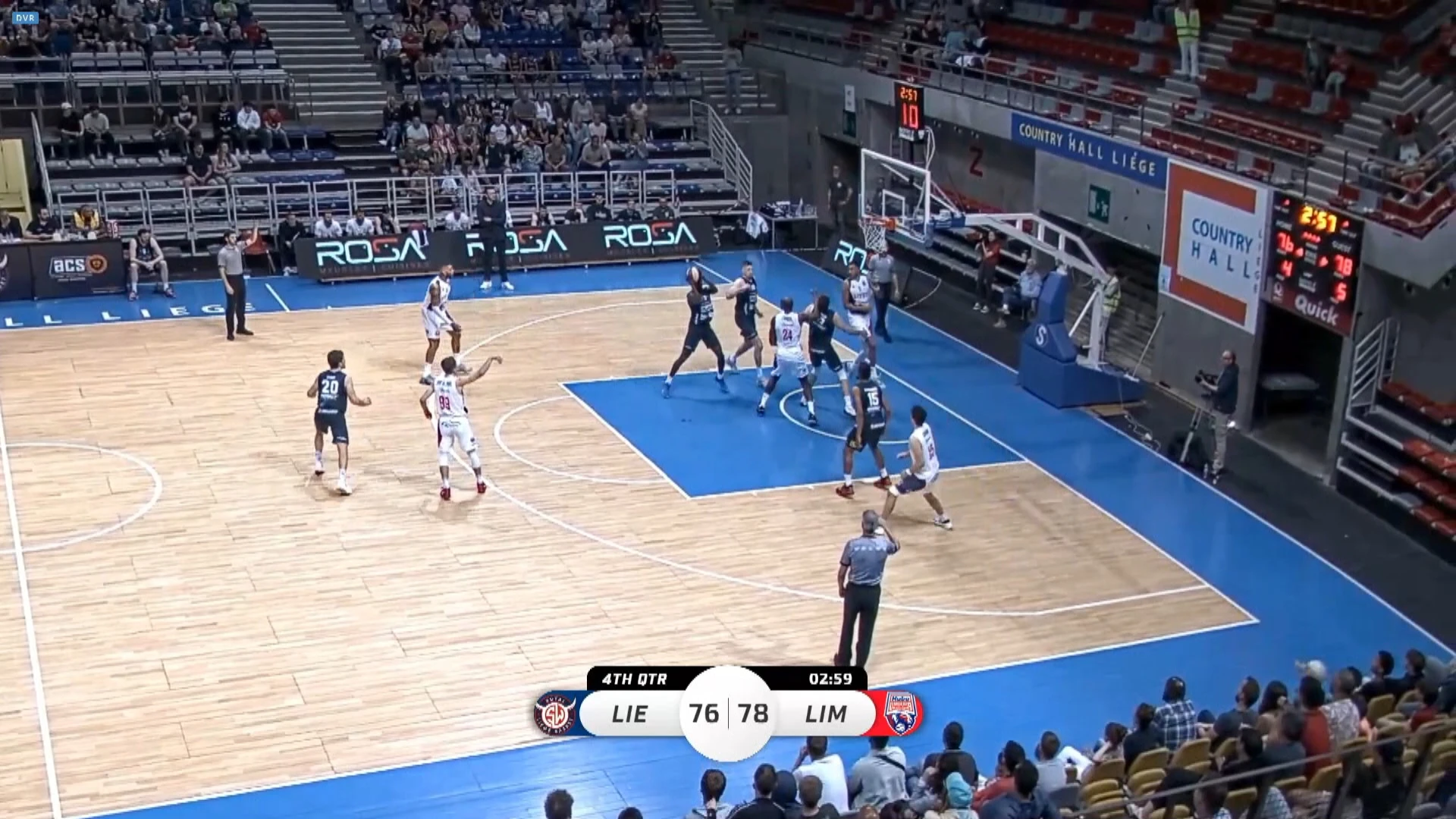 Goede uitgangspositie voor Limburg United in BNXT-play-offs na winst in Luik
