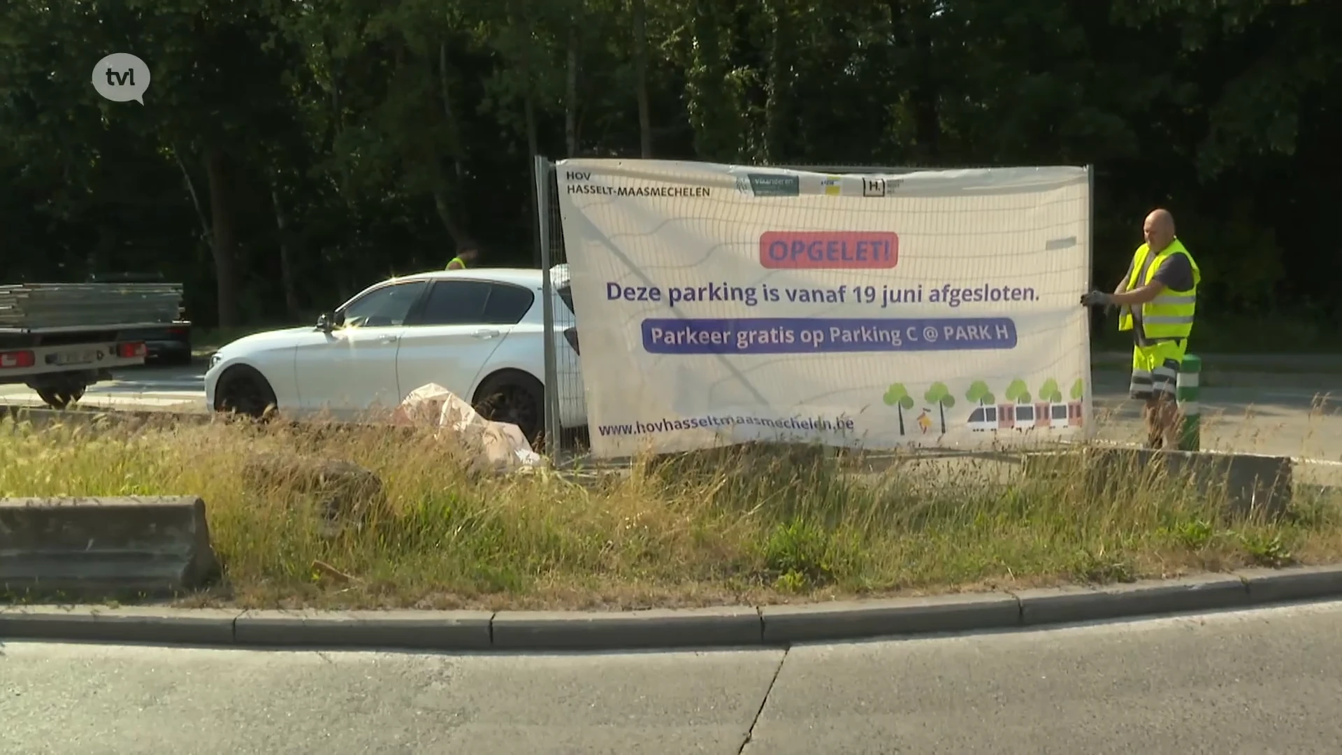 Parkeerplaatsen Boudewijnlaan in Hasselt verdwijnen voor werken aan Spartacuslijn