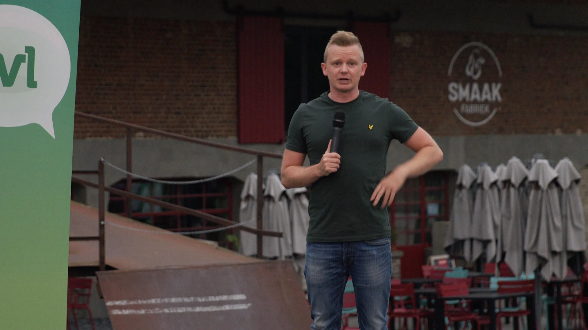 De TVL Vertellingen in Borgloon met comedian Jeroen Verdick