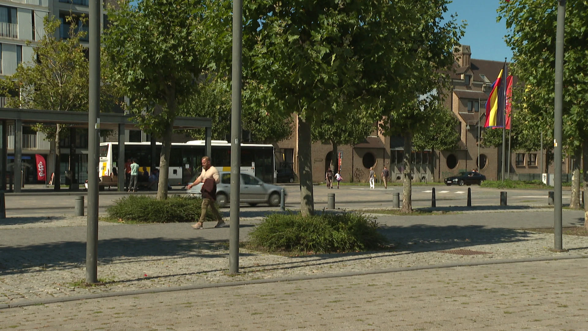Vrouw gearresteerd die chauffeur van lijnbus aanviel