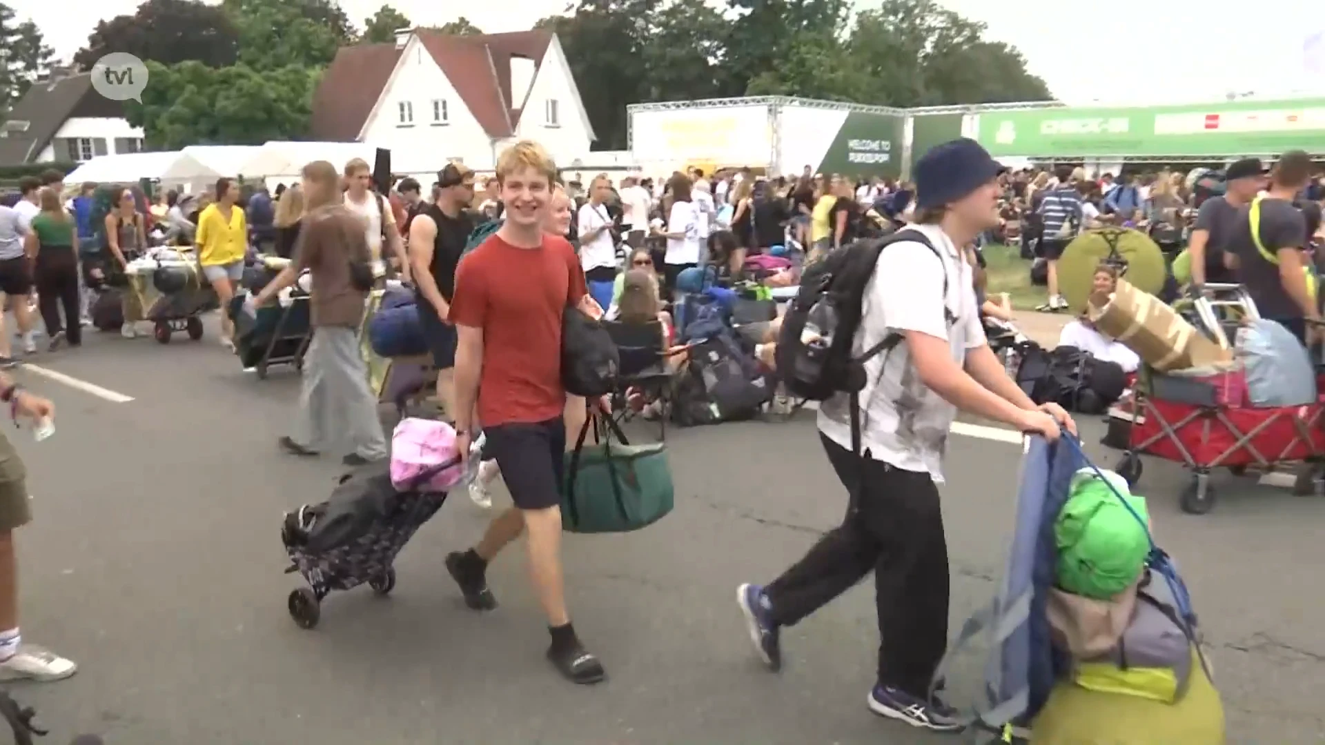 Camping Pukkelpop 2 uur vroeger geopend