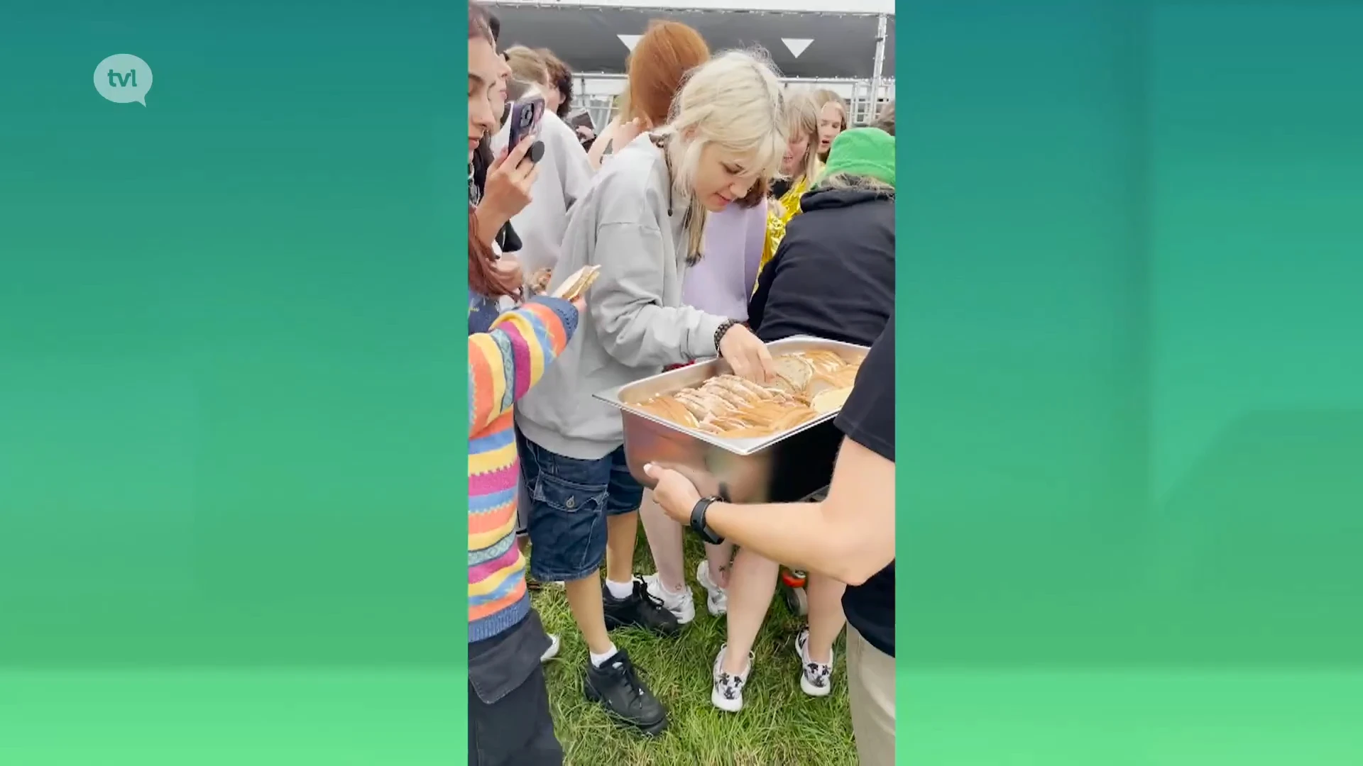 Pukkelpop verzorgt ontbijt voor Billie Eilish fans die de nacht doorbrengen voor de ingang