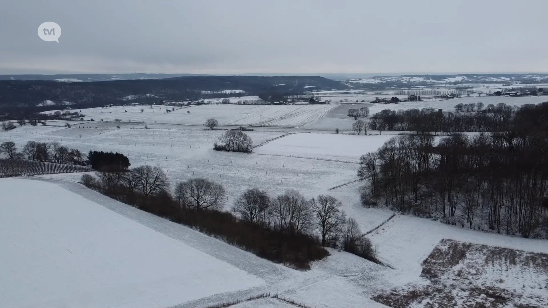 Sneeuwlandschap in Voeren