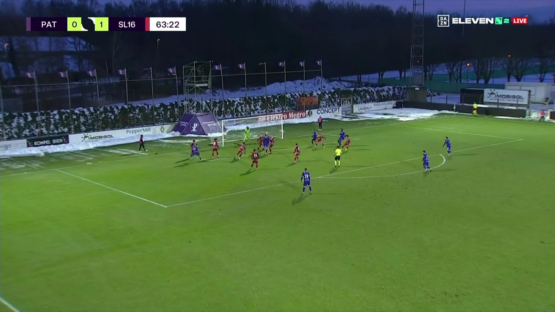 Patro Eisden wint met 3-1 van SL16