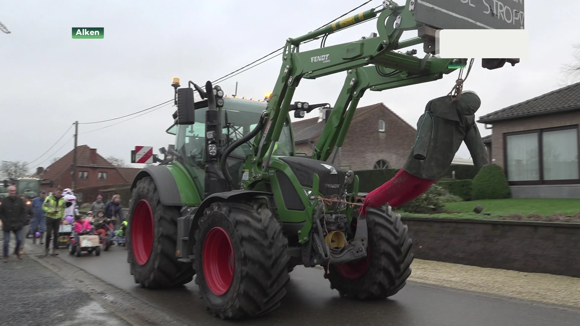 Ludiek boerenprotest tijdens bomenplantactie in Alken eindigt in ruzie