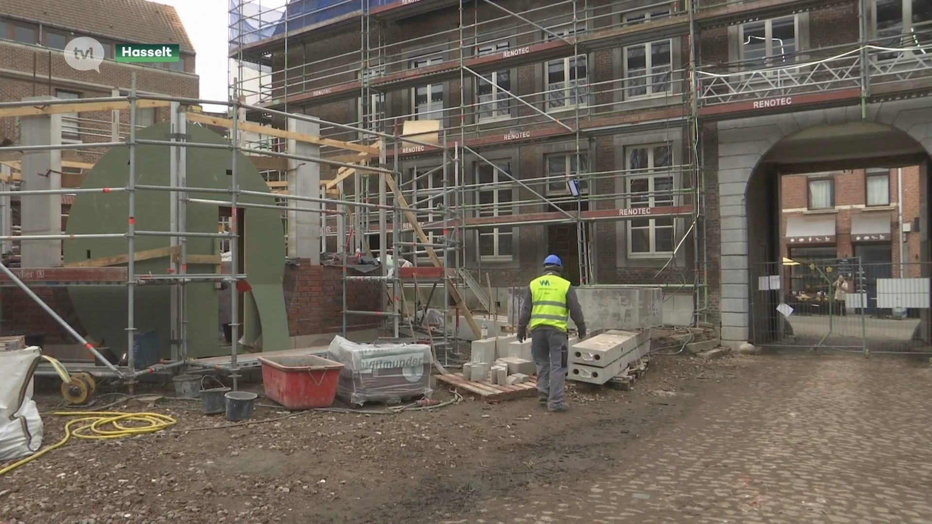 Restauratie Begijnhof in Hasselt is in volle gang