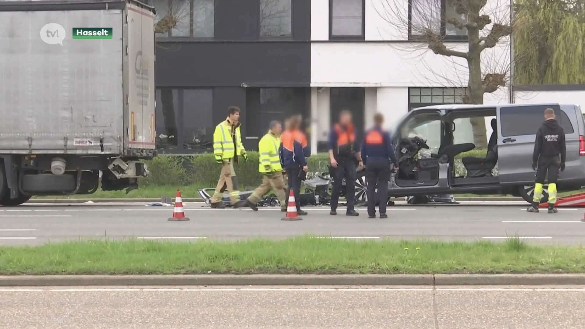 Bilzenaar bevrijd na ongeval met taxi