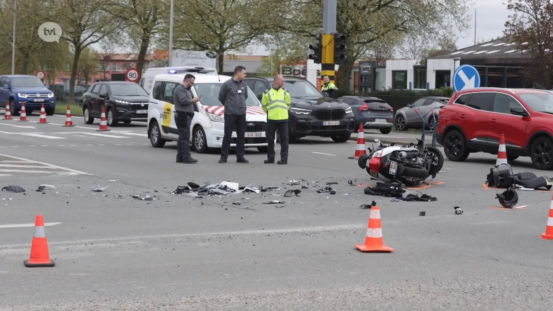 Motorrijder uit Kinrooi levensgevaarlijk gewond in Genk